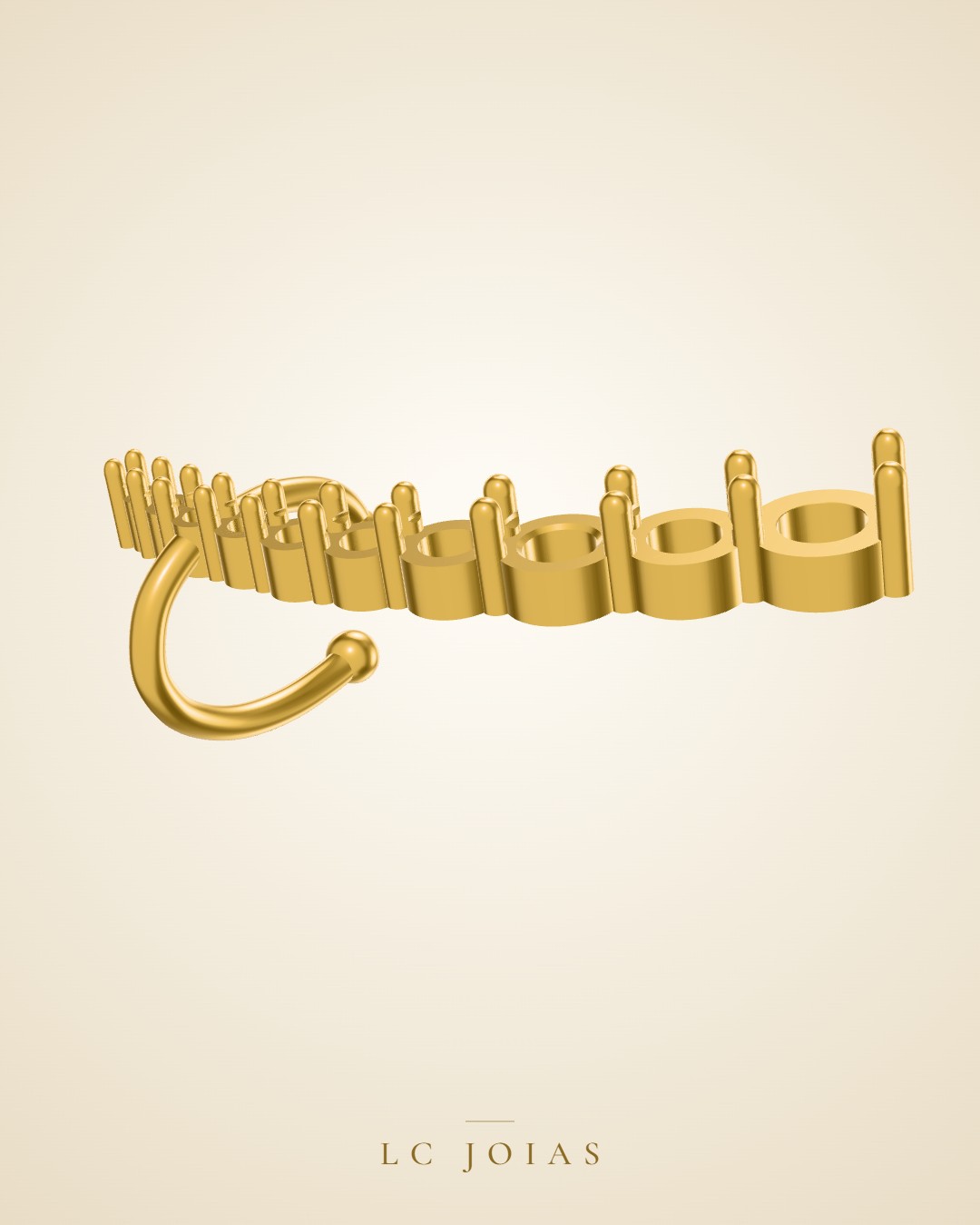 Pingente 1649 pg espelhar pedido em ouro