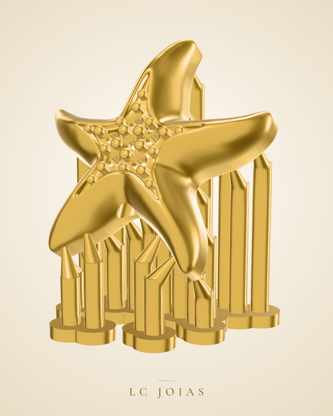 Pingente 7385 pg-03 em ouro
