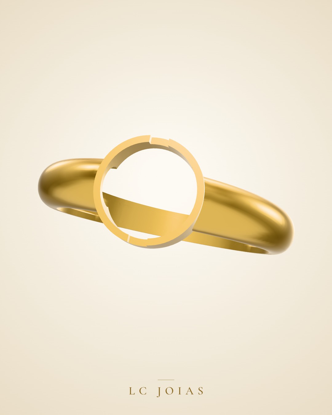 Anel 1310 z an em ouro