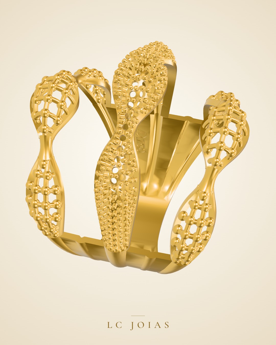 Anel 6224an em ouro