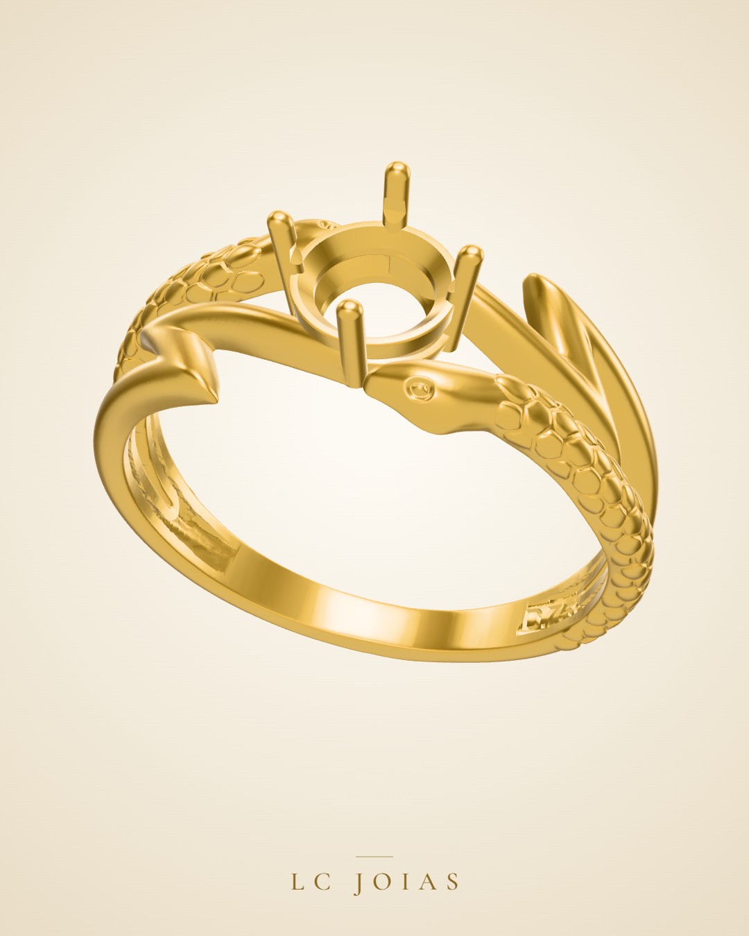 Anel 7985 an em ouro
