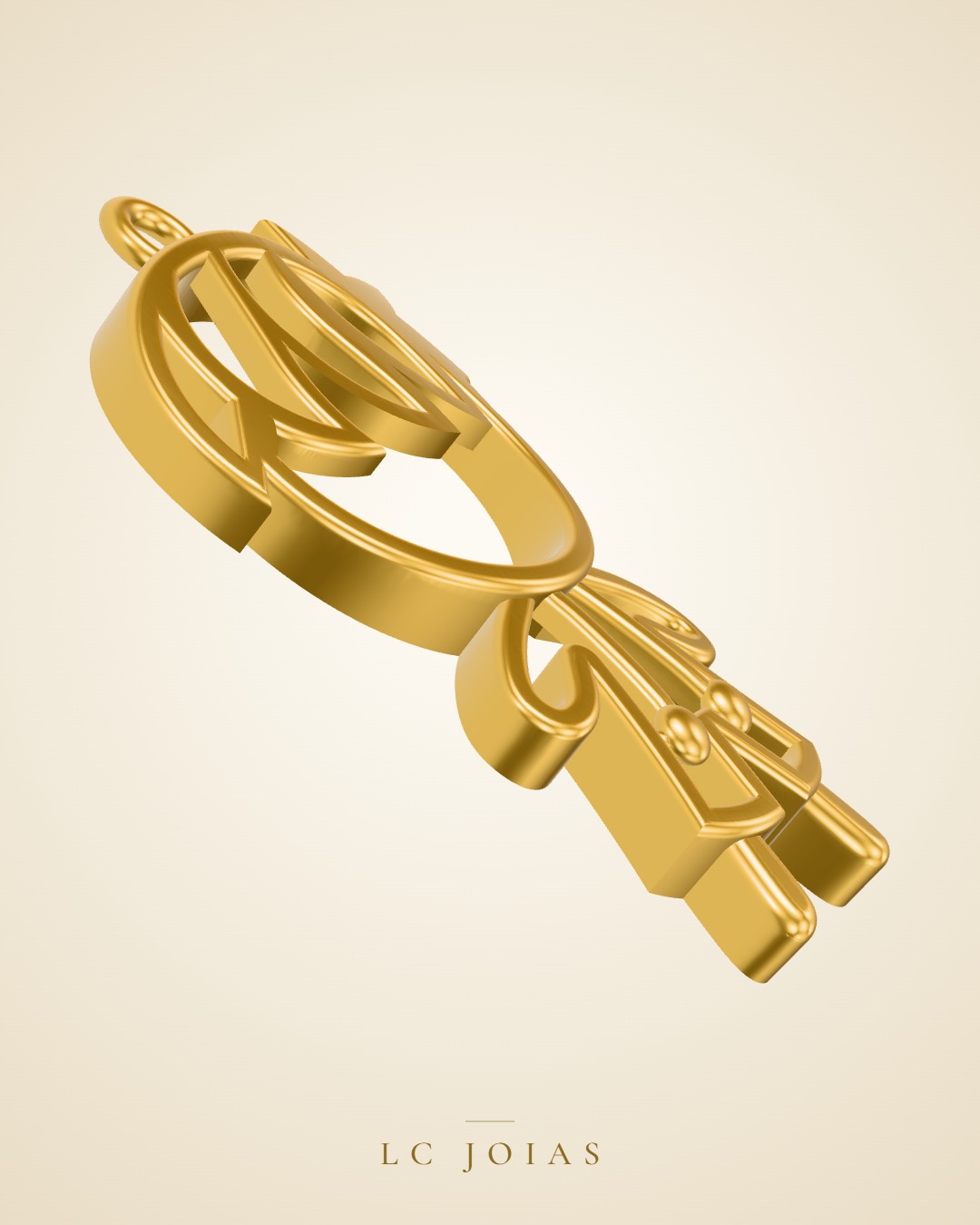 Pingente 1834 pg mo sup em ouro