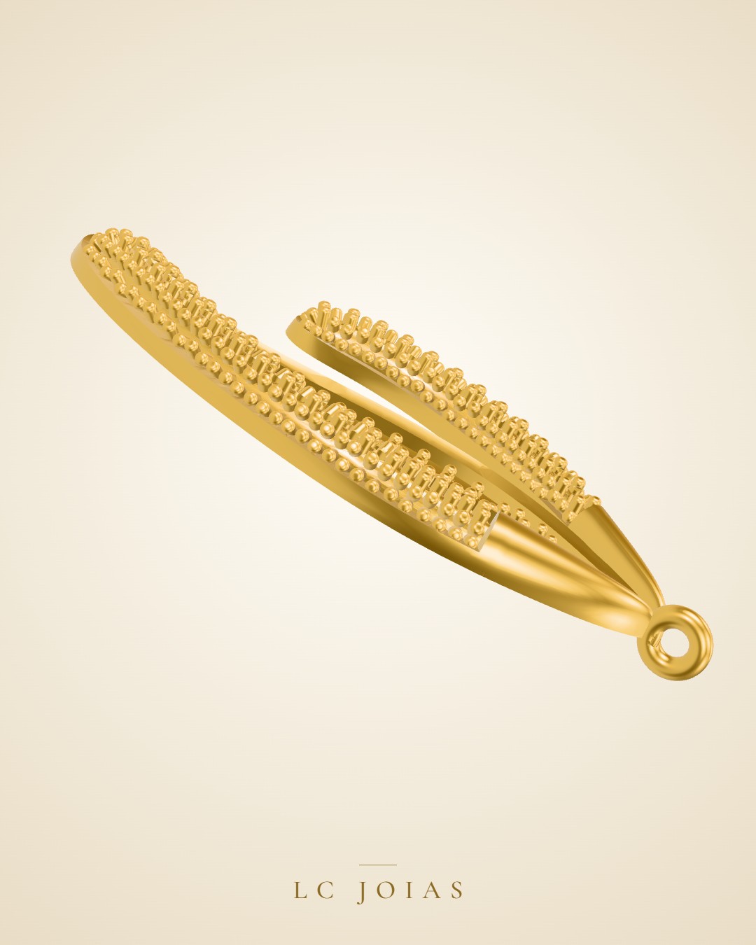 Brinco 6211 br baixo em ouro