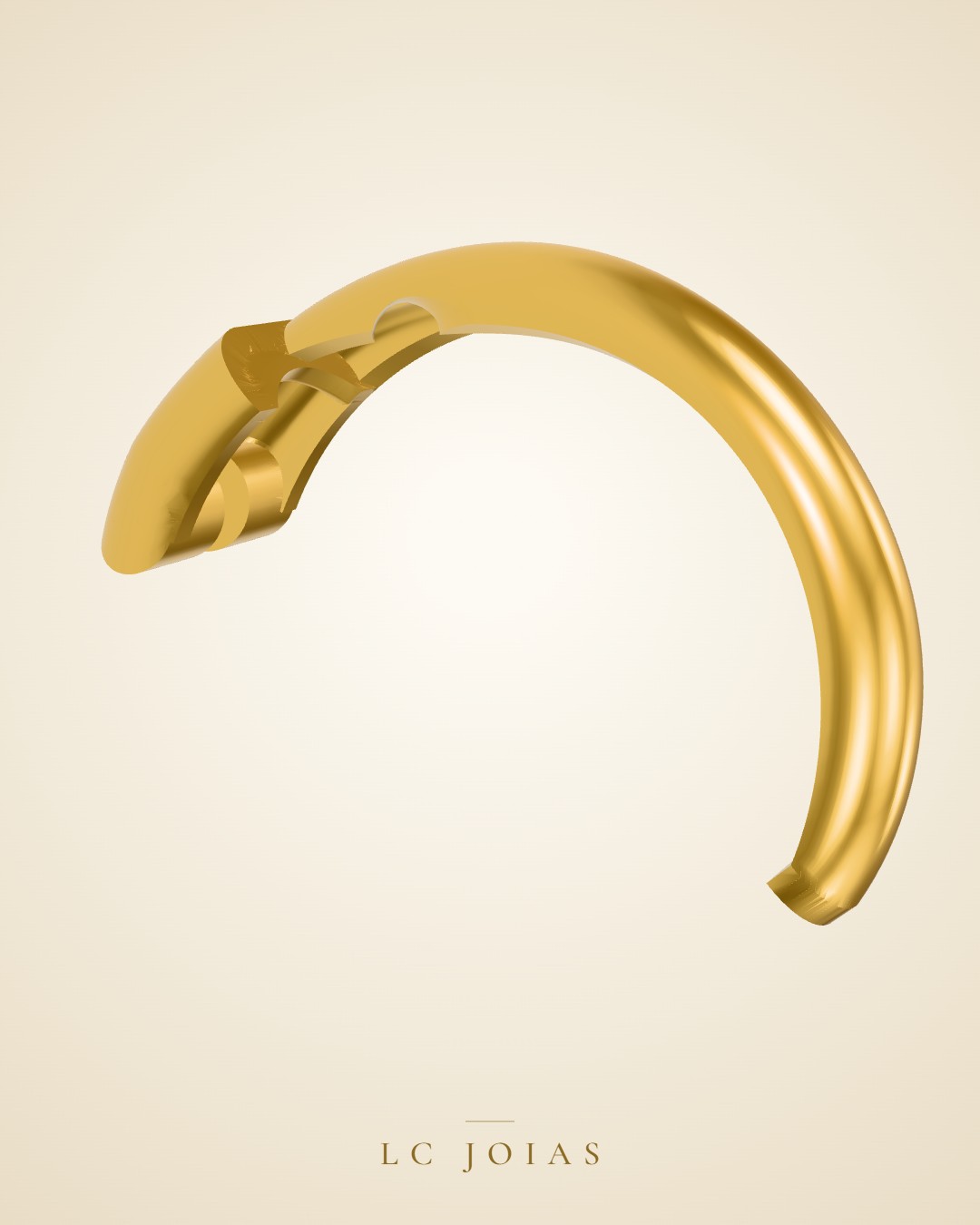 Brinco mirrored copy of 6374 br em ouro