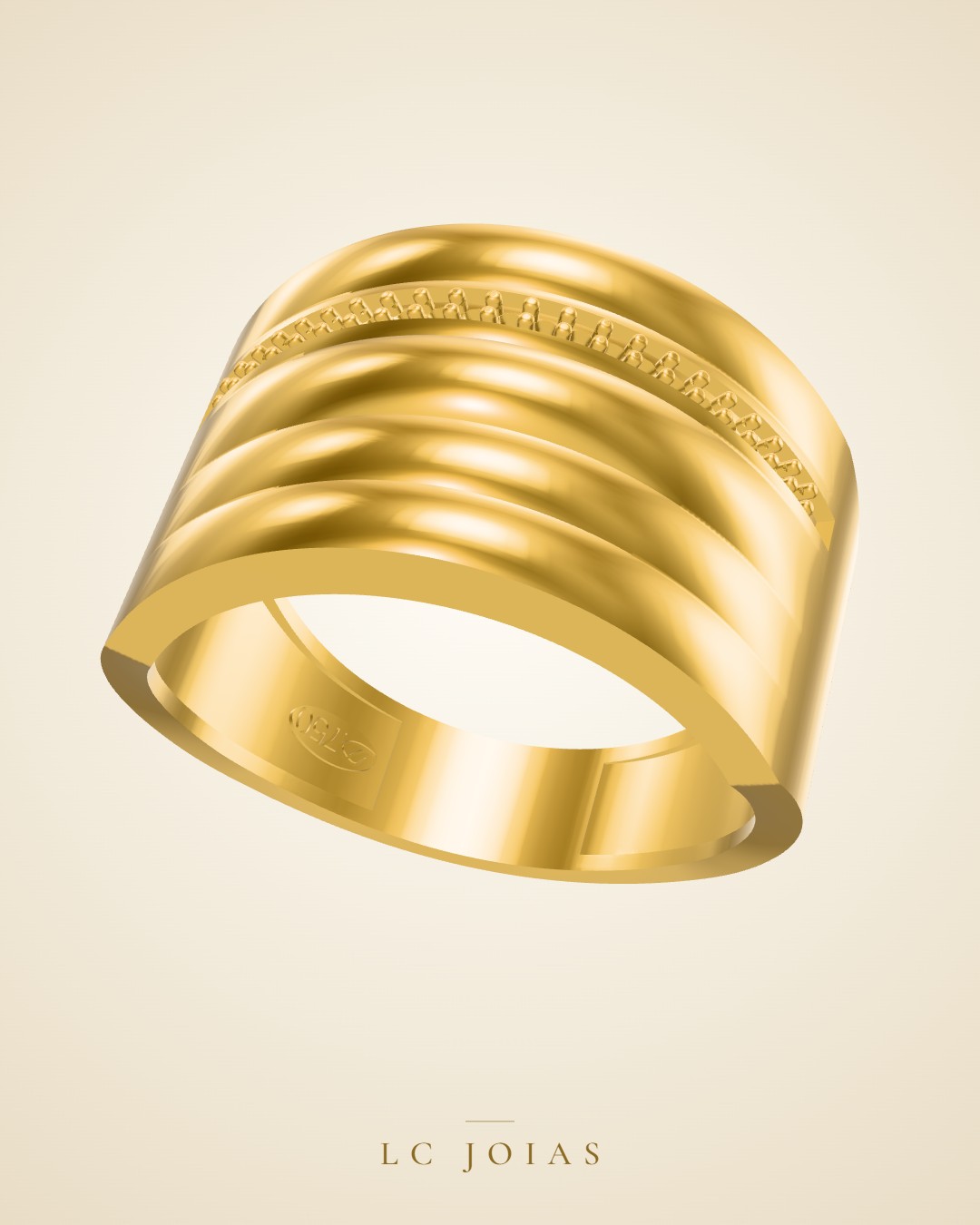 Anel 3550 anel em ouro