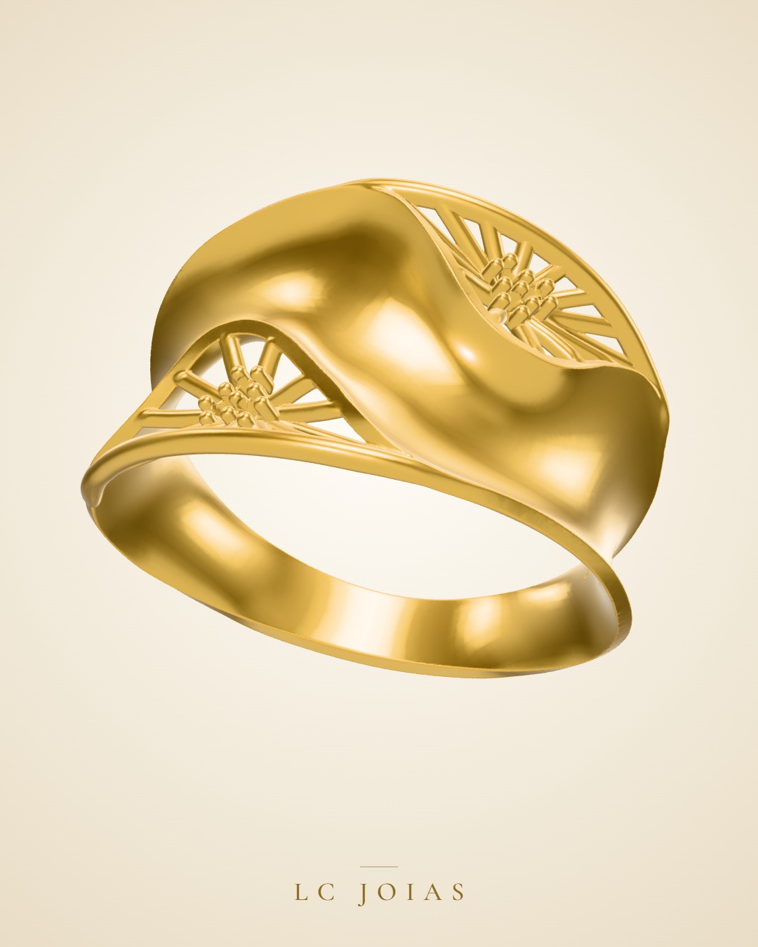 Anel 6818 an em ouro