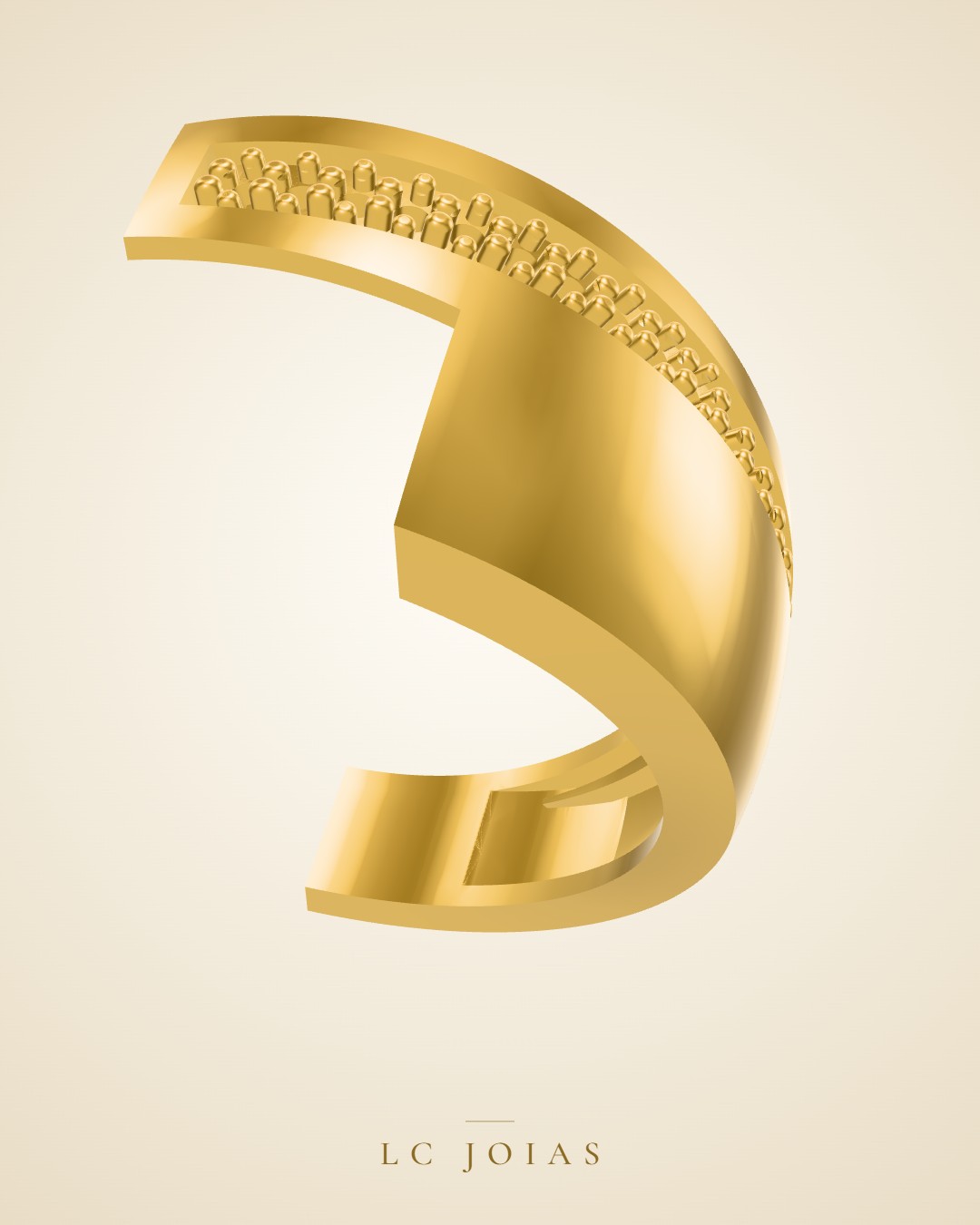 Anel 18-anel branco em ouro