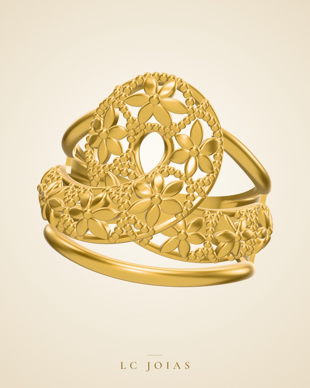 Anel 1150 z an em ouro