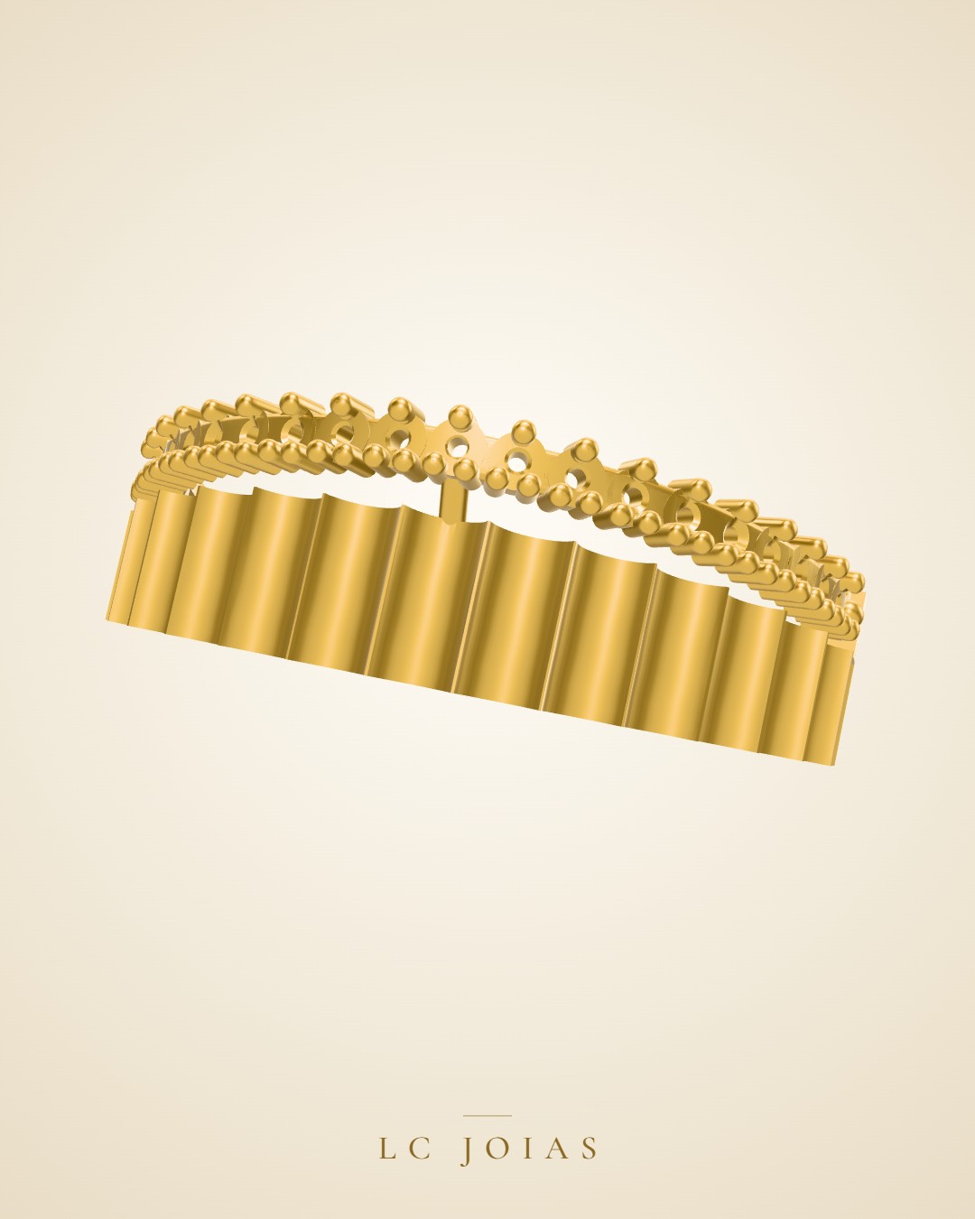 Anel 7733 an s em ouro