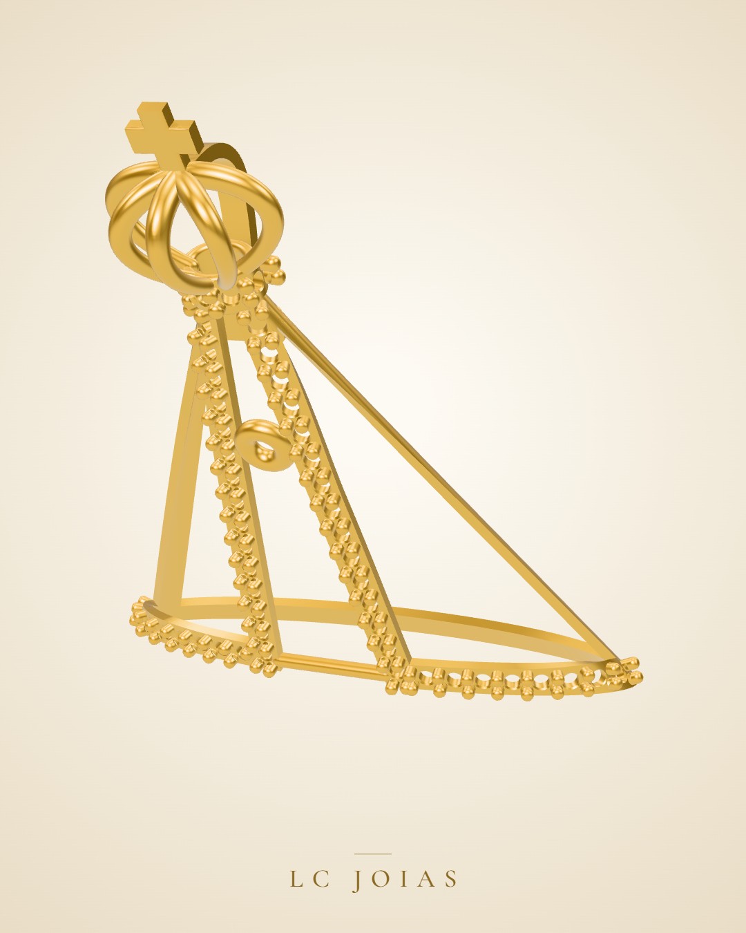 Pingente 8387 pg pd em ouro