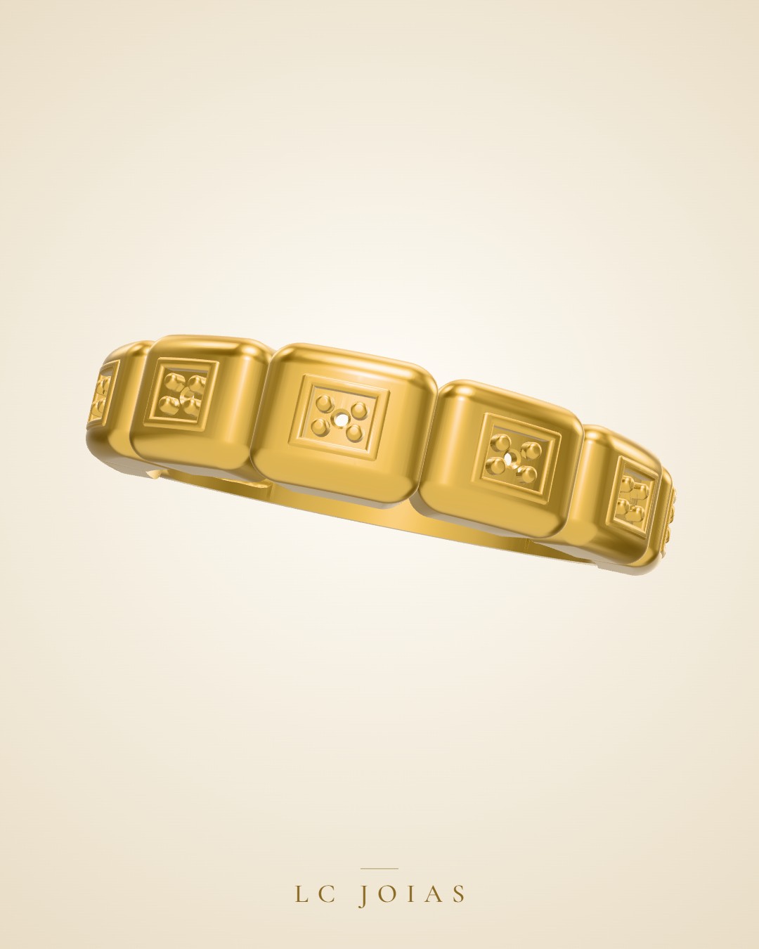 Anel 7598 an em ouro
