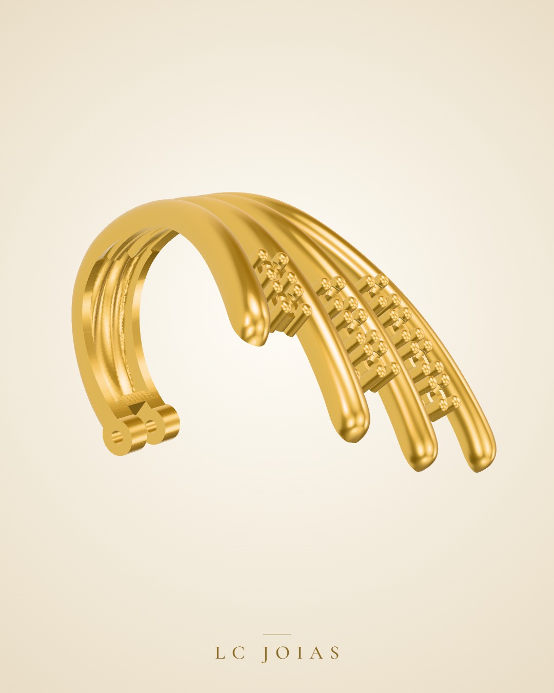 Brinco 8158 br espelhar em ouro