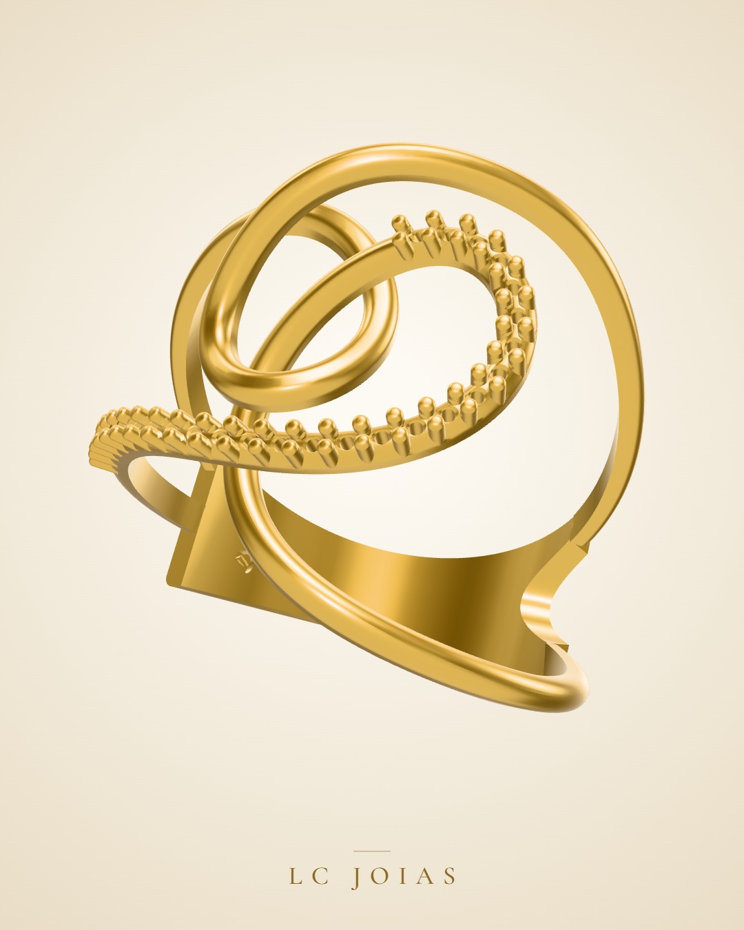 Anel 8297 an em ouro