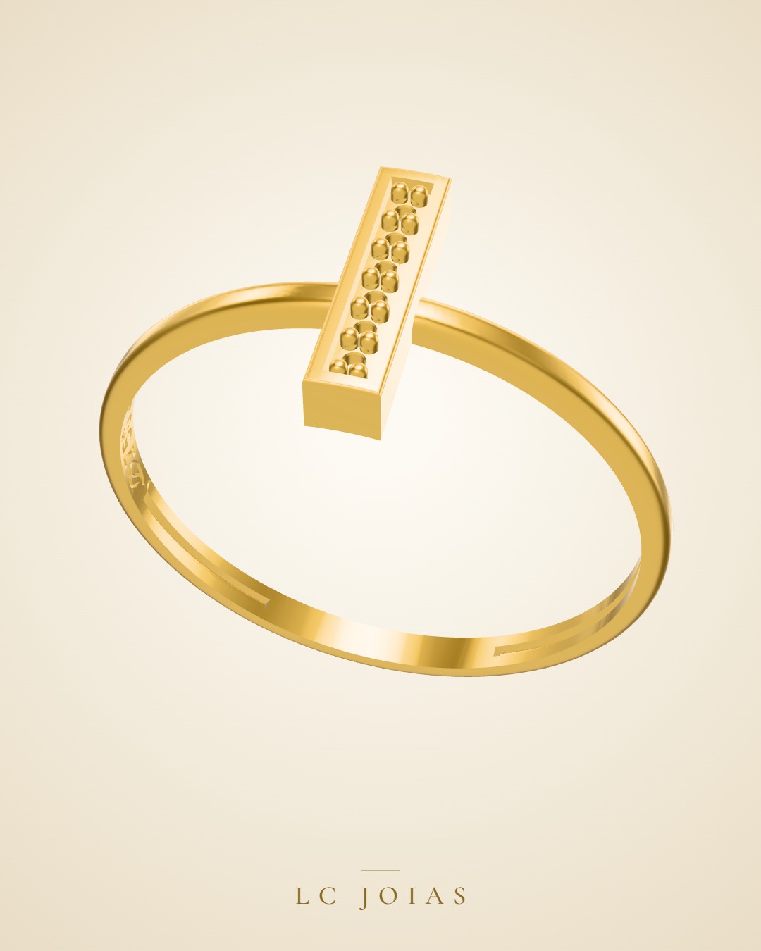 Anel 1803 an em ouro