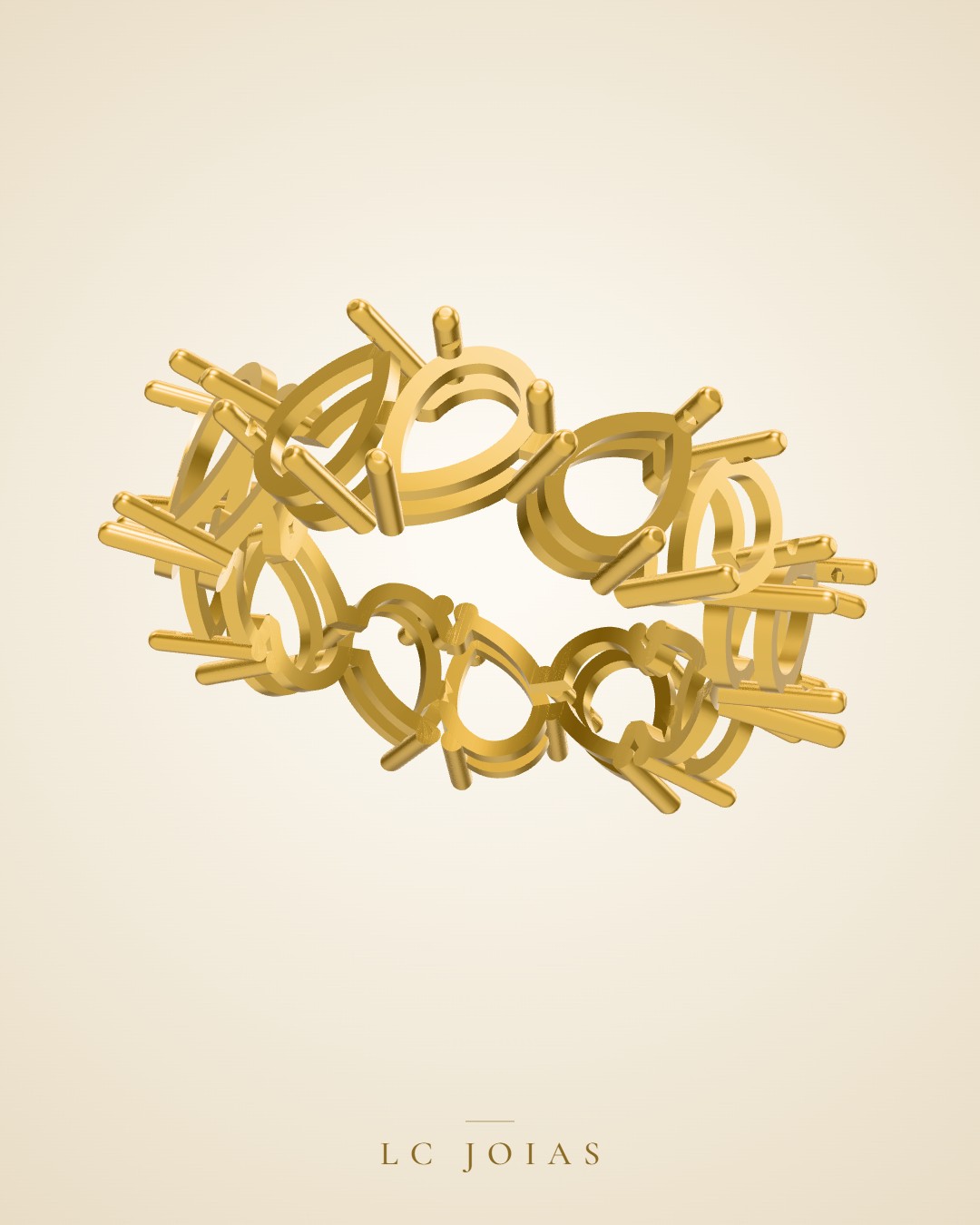 Anel 8169 an em ouro