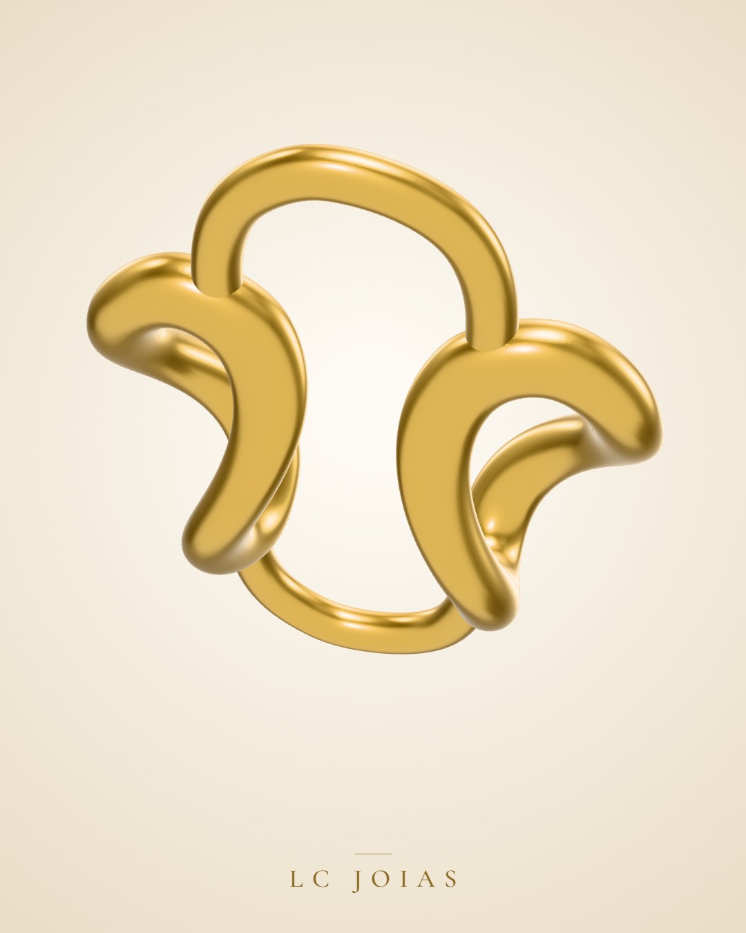 Anel 3545 anel elos em ouro