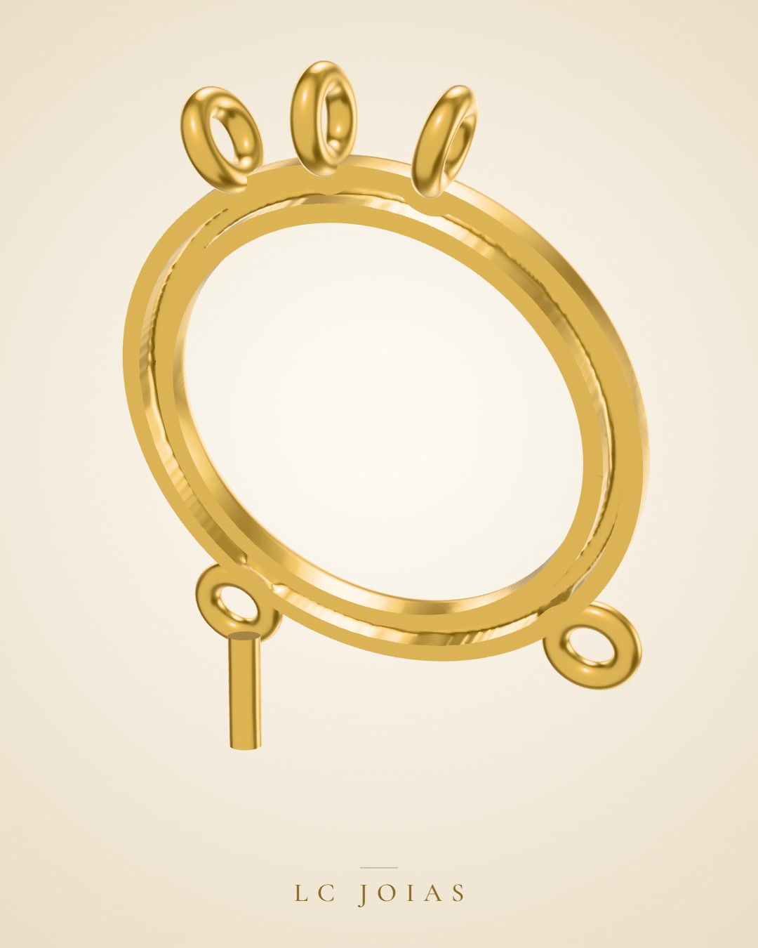 Pingente 7289 pg em ouro