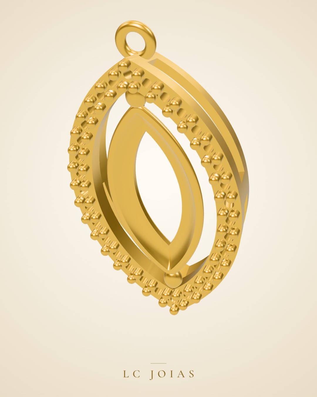Pingente 1510 pg em ouro