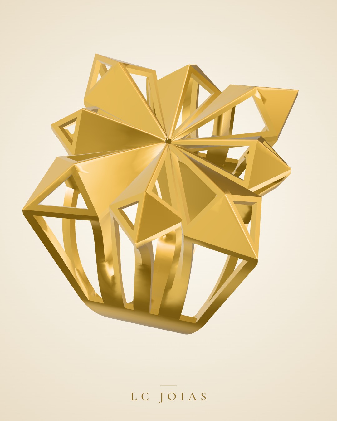 Anel 7104 an em ouro
