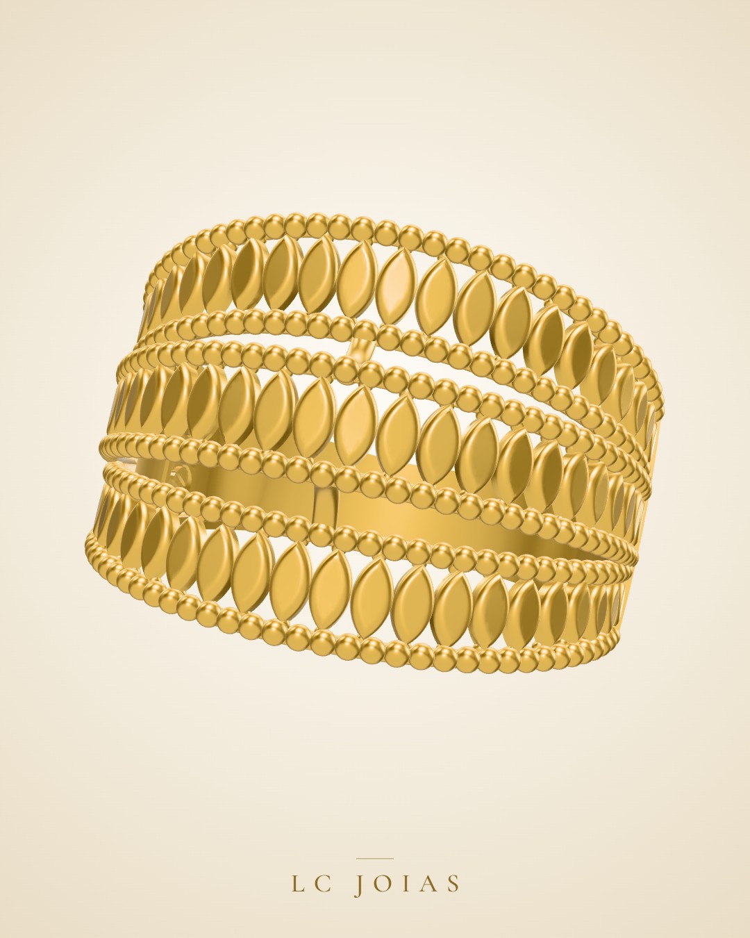 Anel 1166 z an em ouro