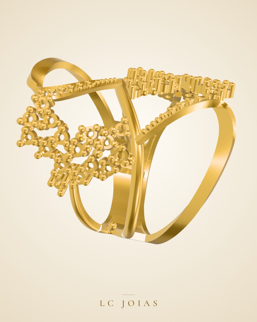 Anel 8073 an em ouro