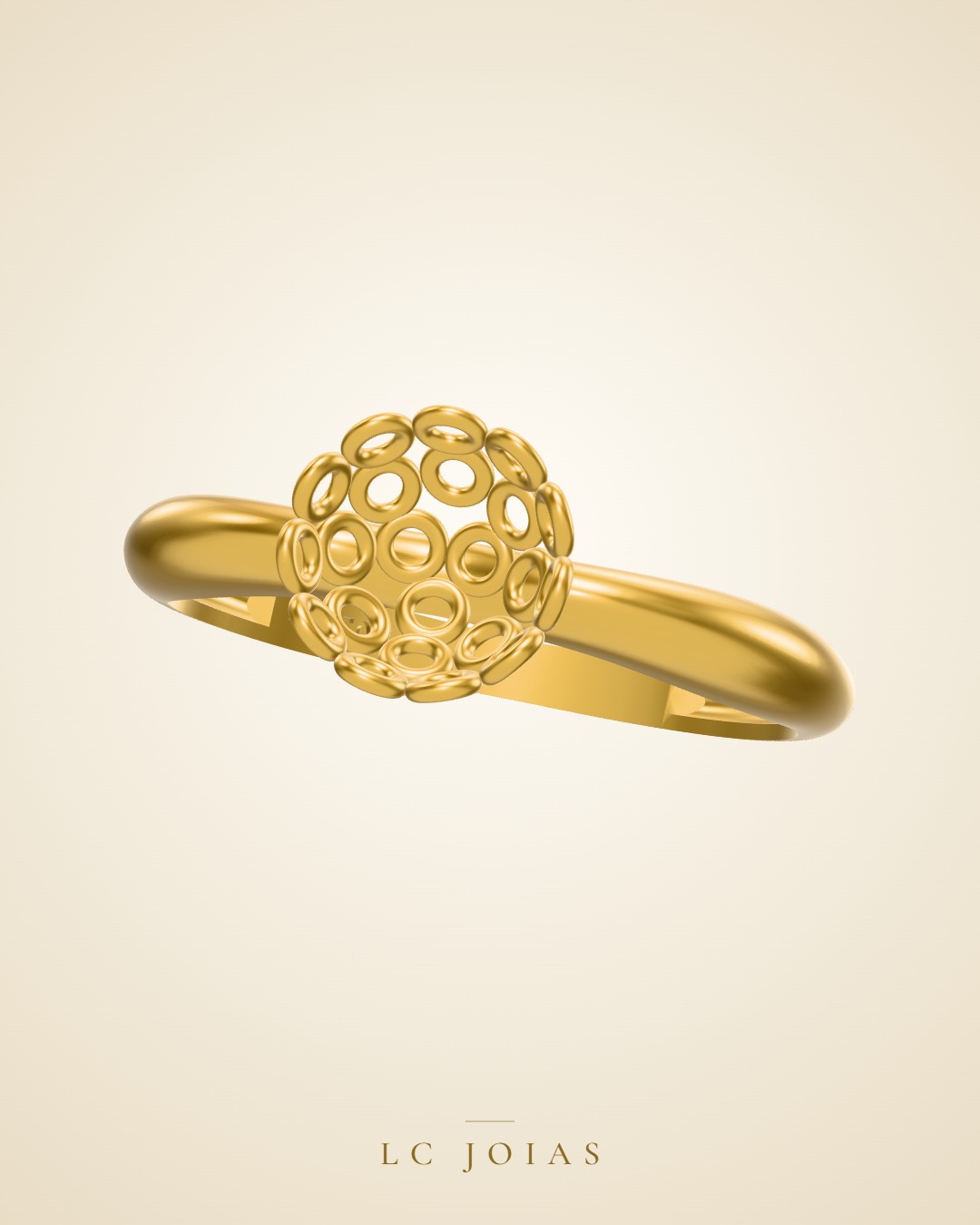 Anel 7631 an em ouro