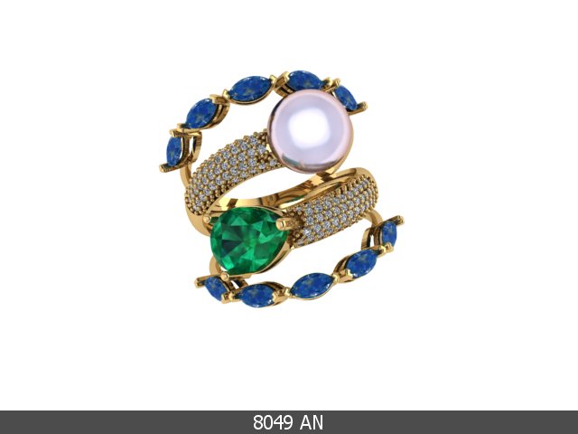 Anel 8049 an em ouro