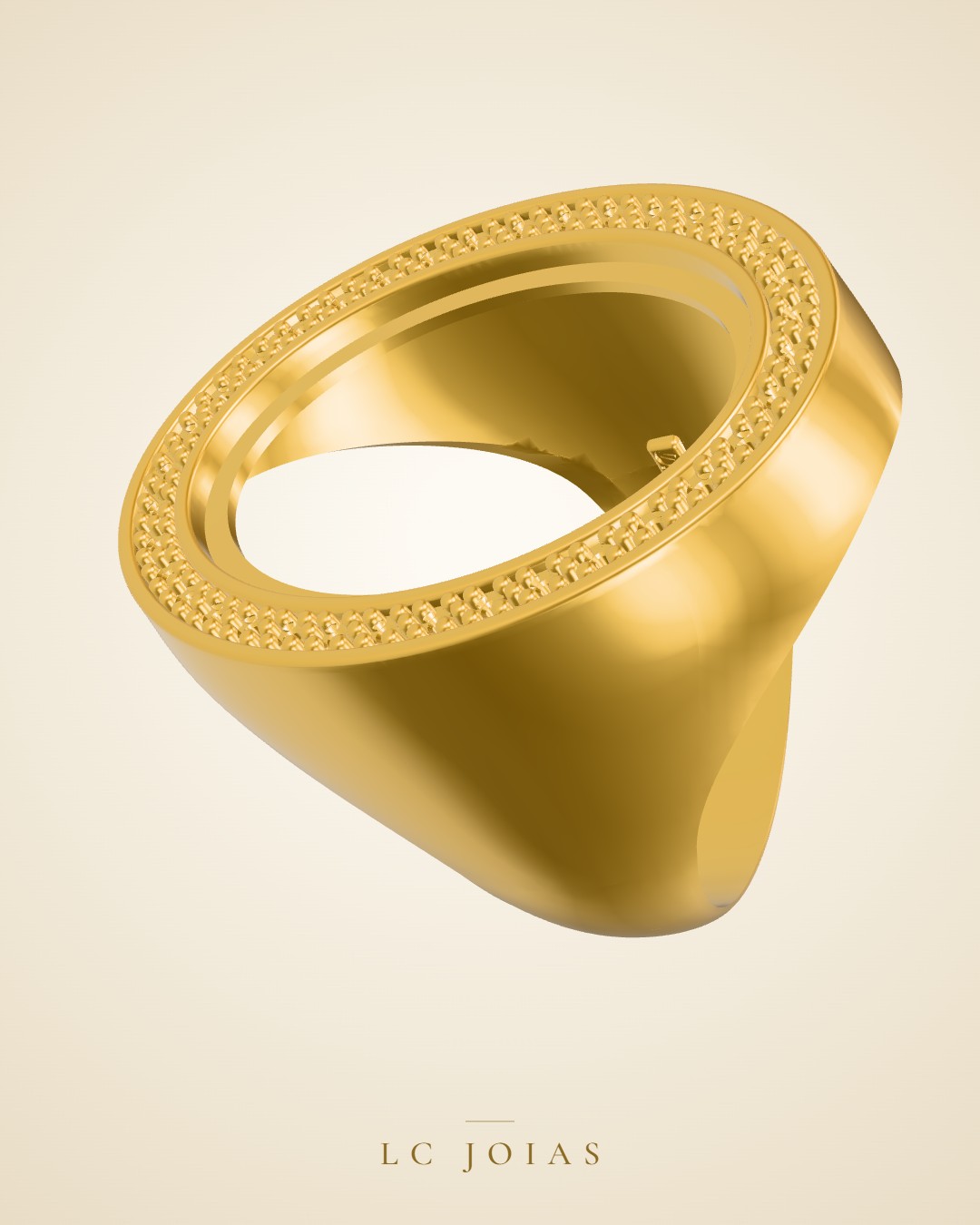 Anel 8012 an em ouro