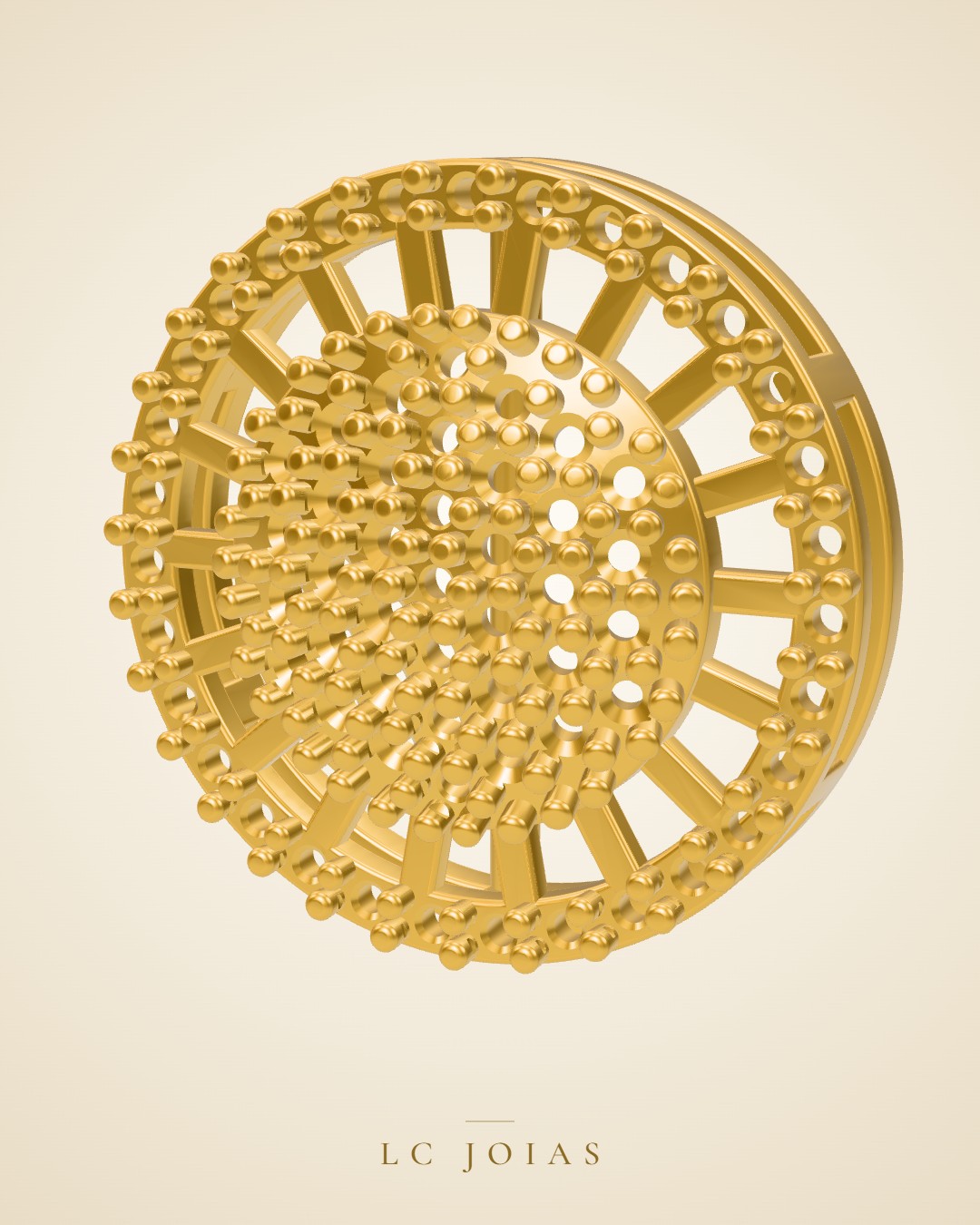 Brinco 122 br em ouro