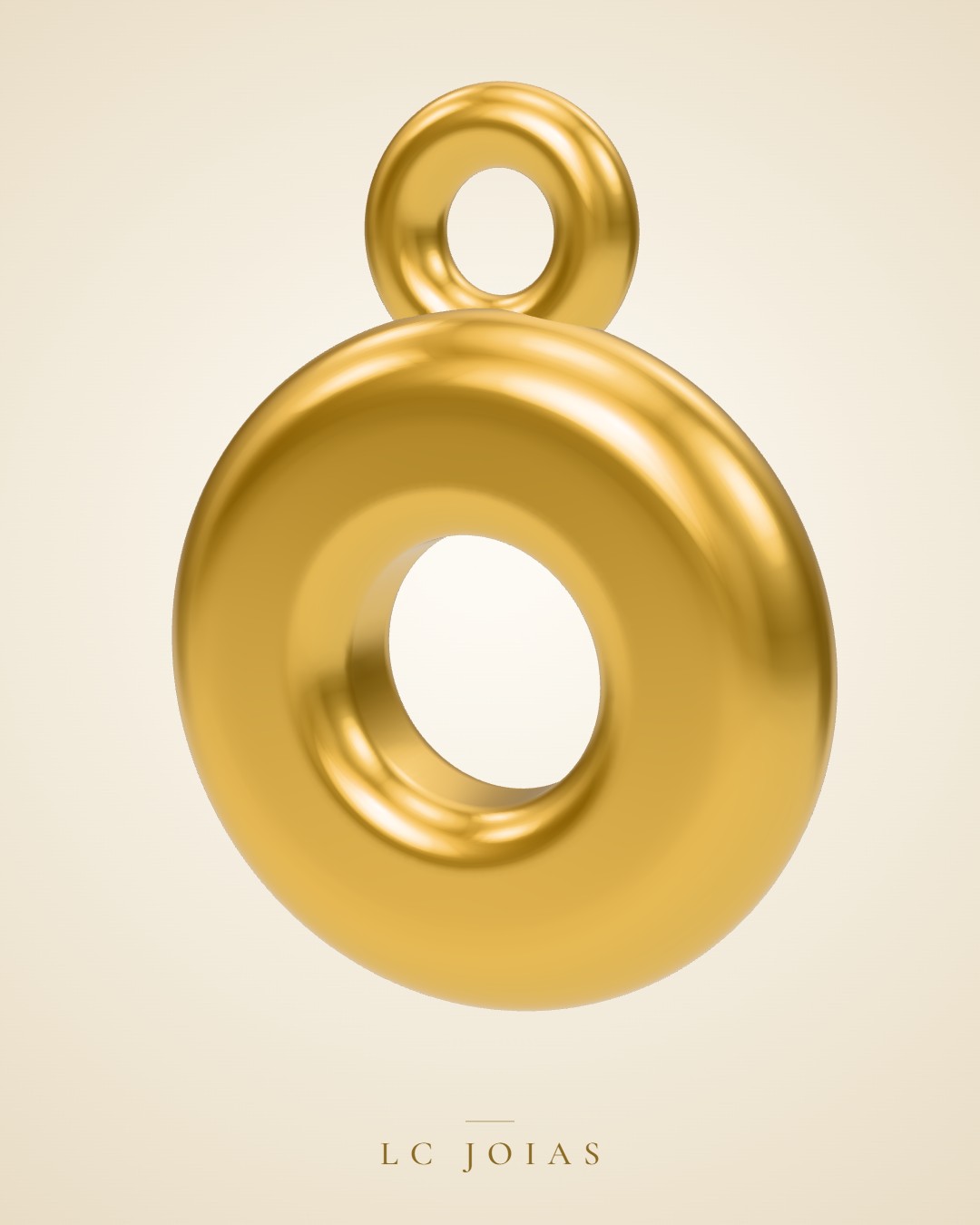 Brinco pneu novo com argola em ouro