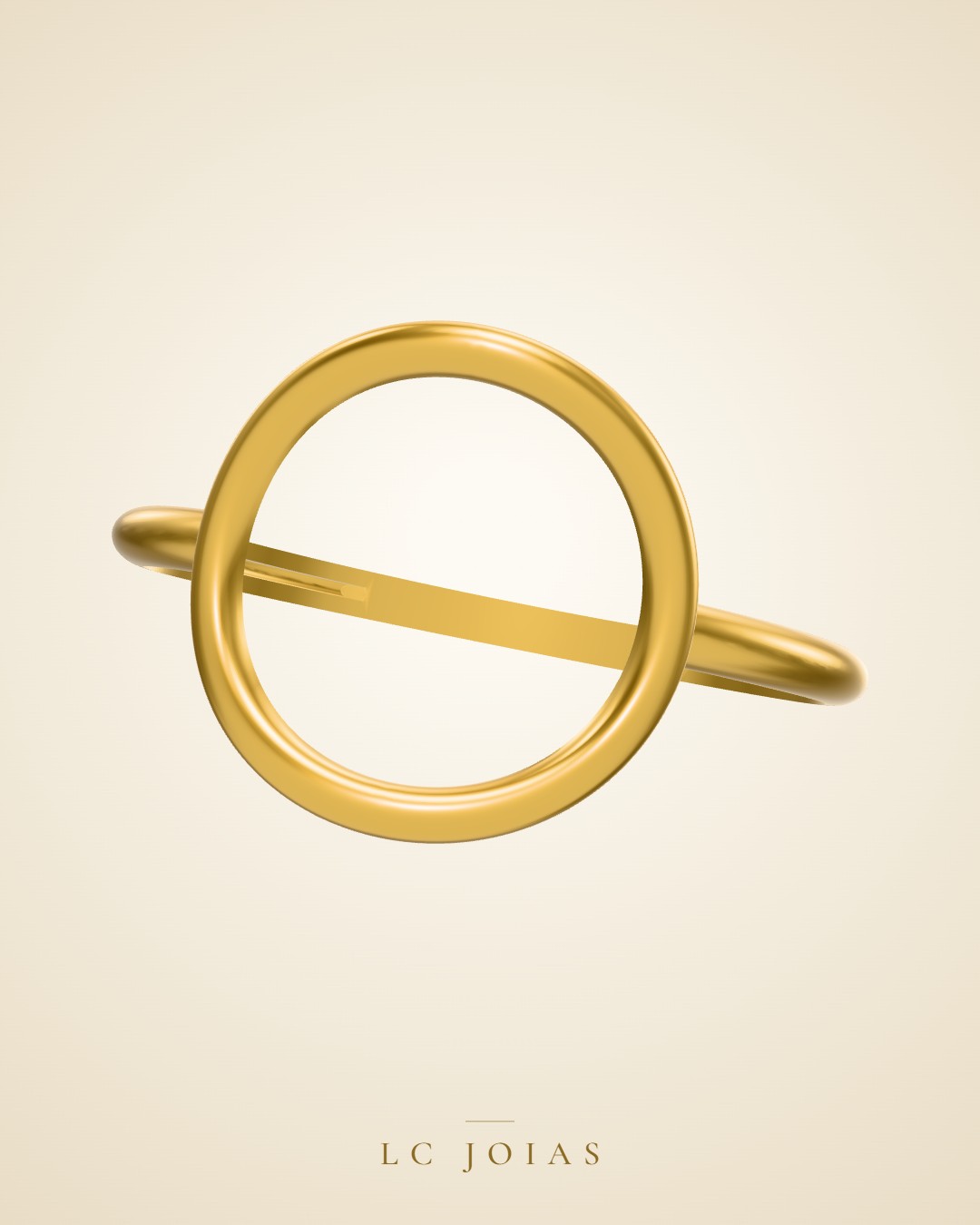 Anel 1040 an zir em ouro