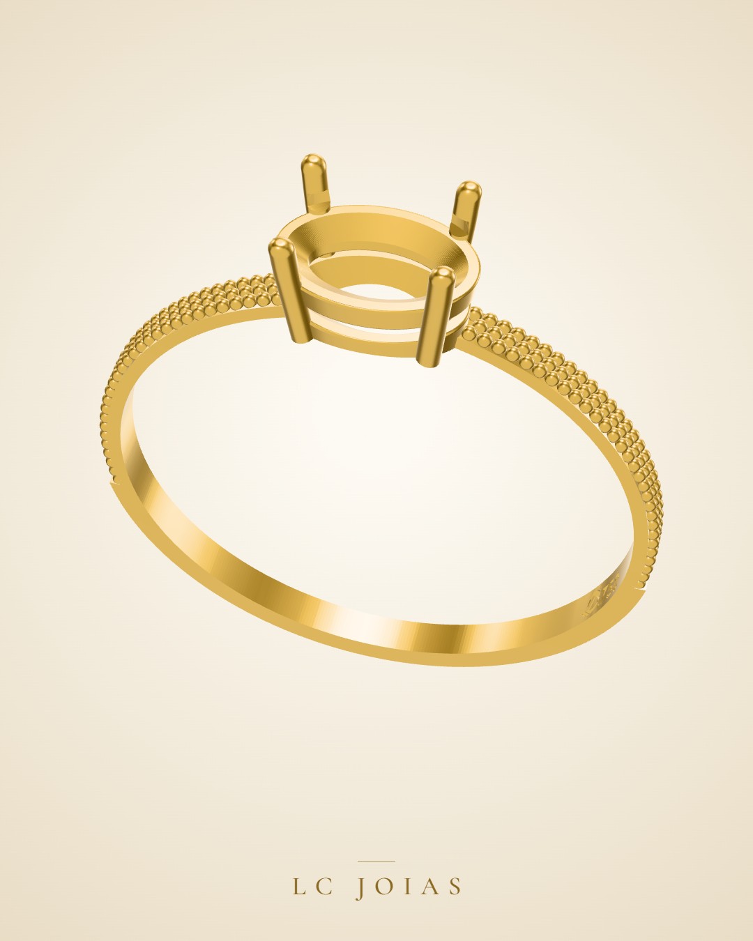 Anel 7416 an em ouro
