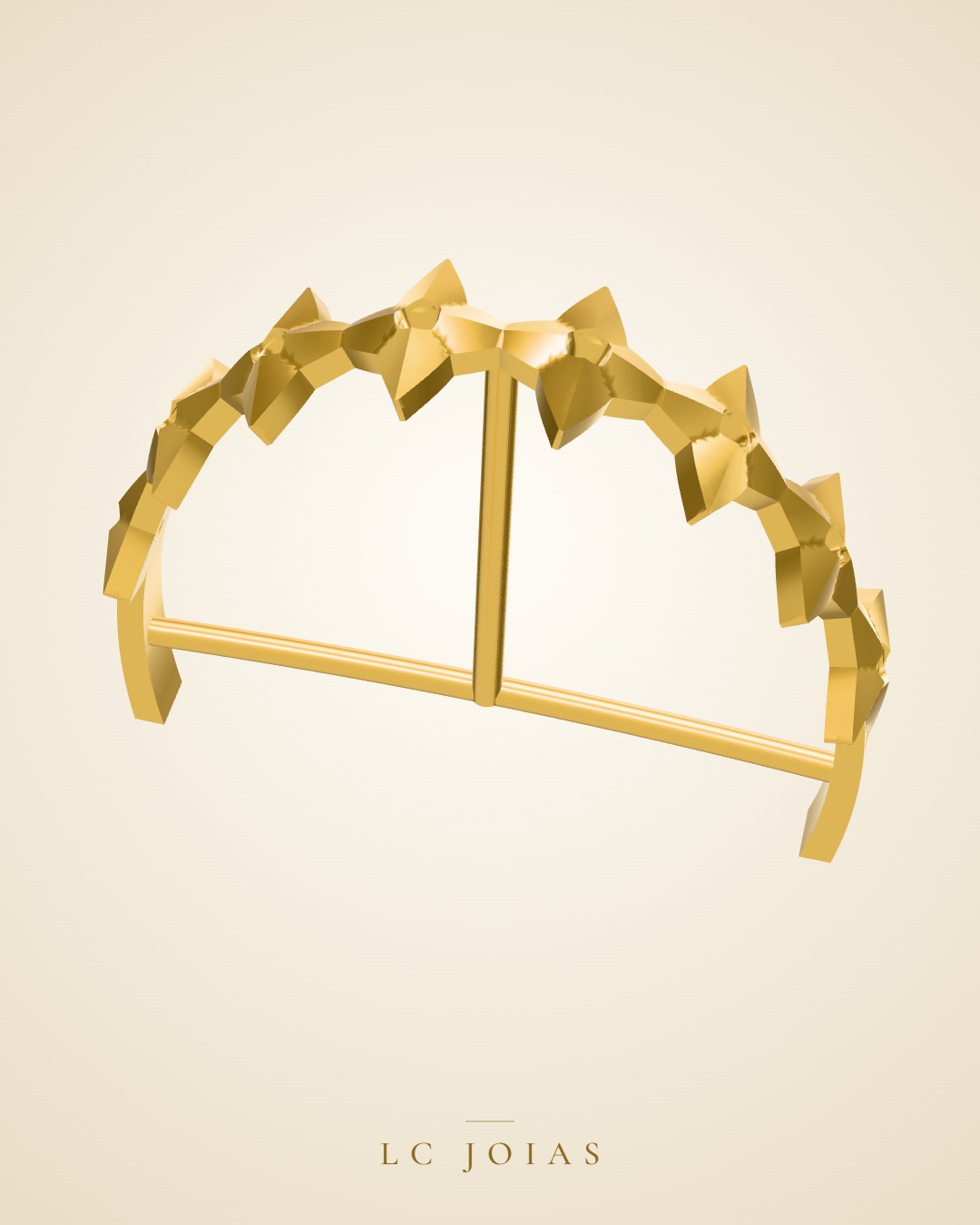 Anel 7514 an aplique em ouro
