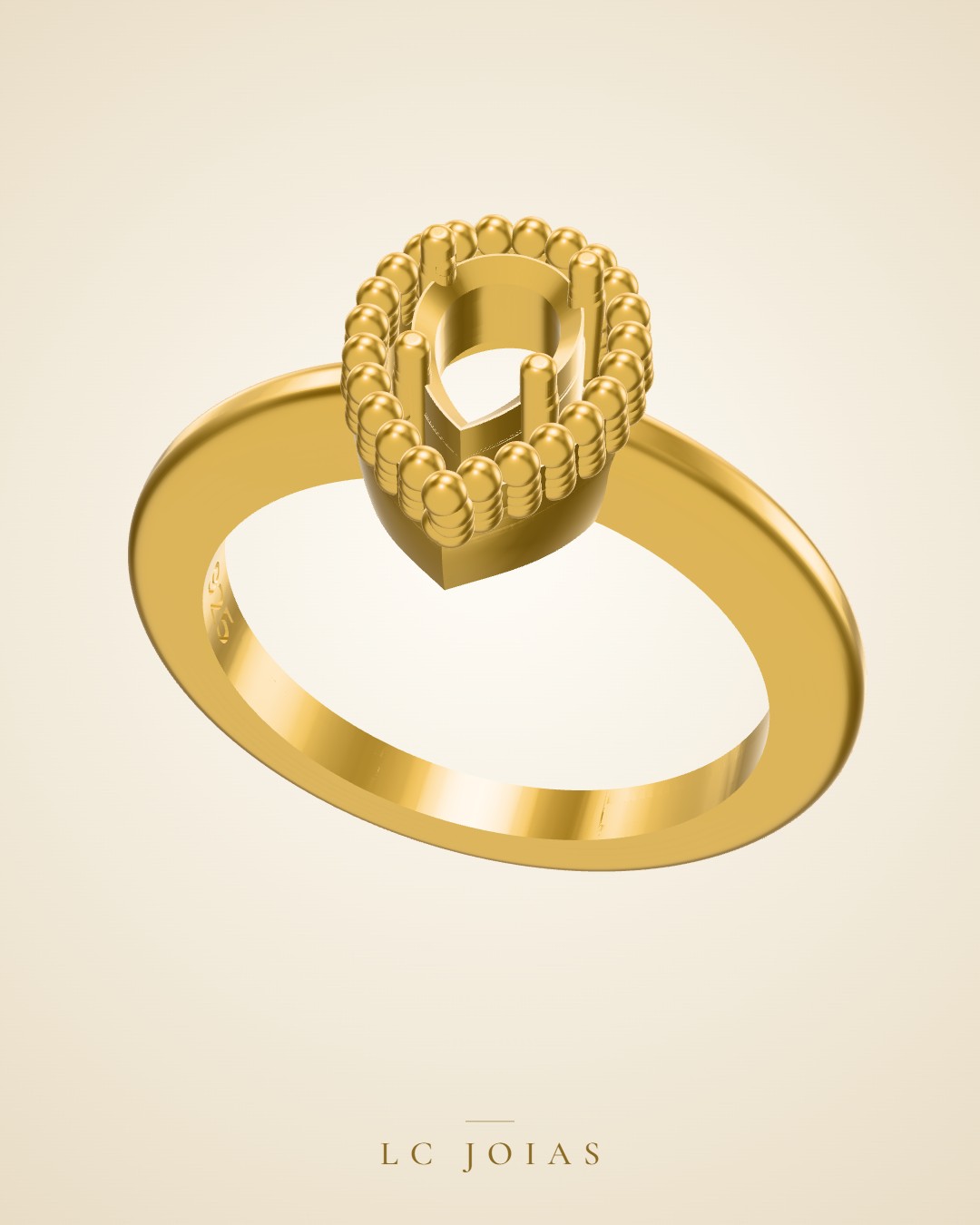 Anel ag 2218 an em ouro