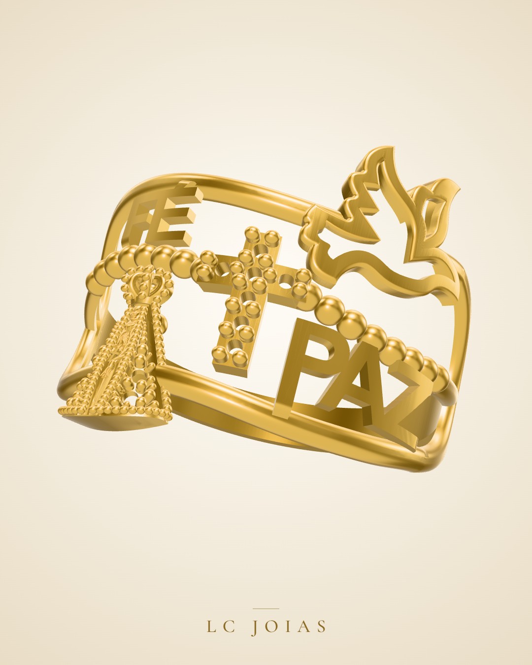 Anel d 0020 an 18 s em ouro