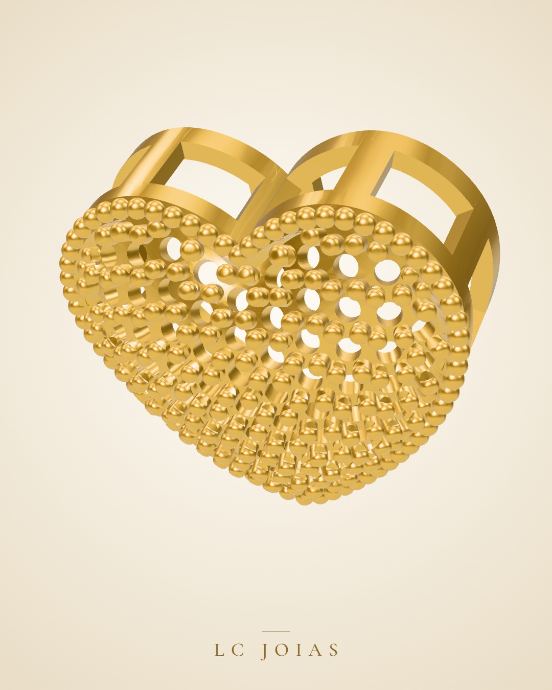 Brinco mirrored copy of 765br em ouro