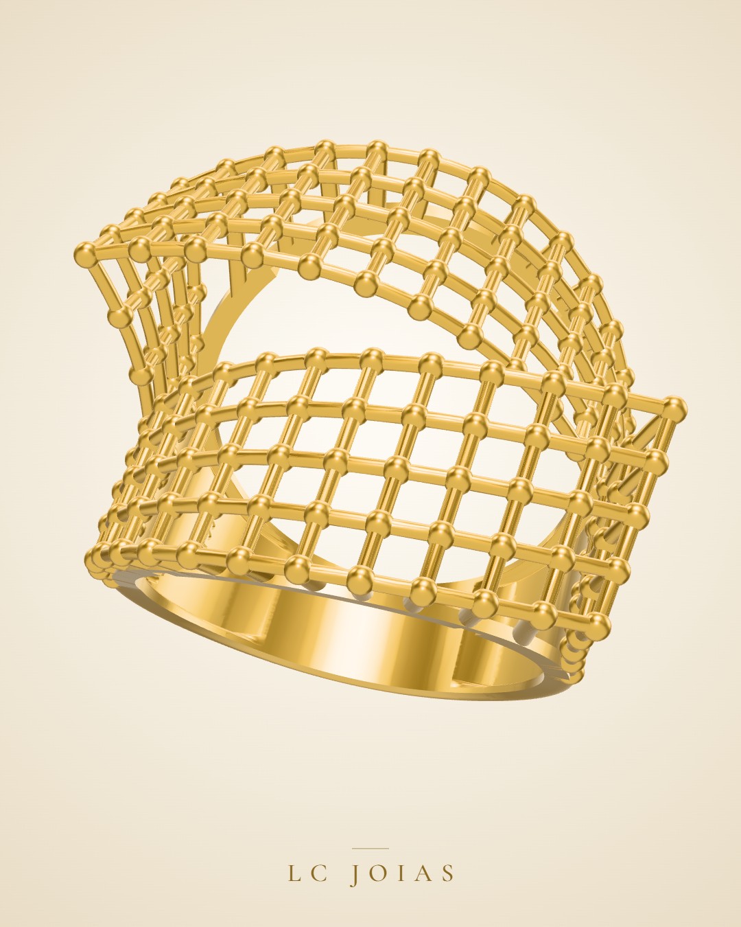 Anel 6228an em ouro