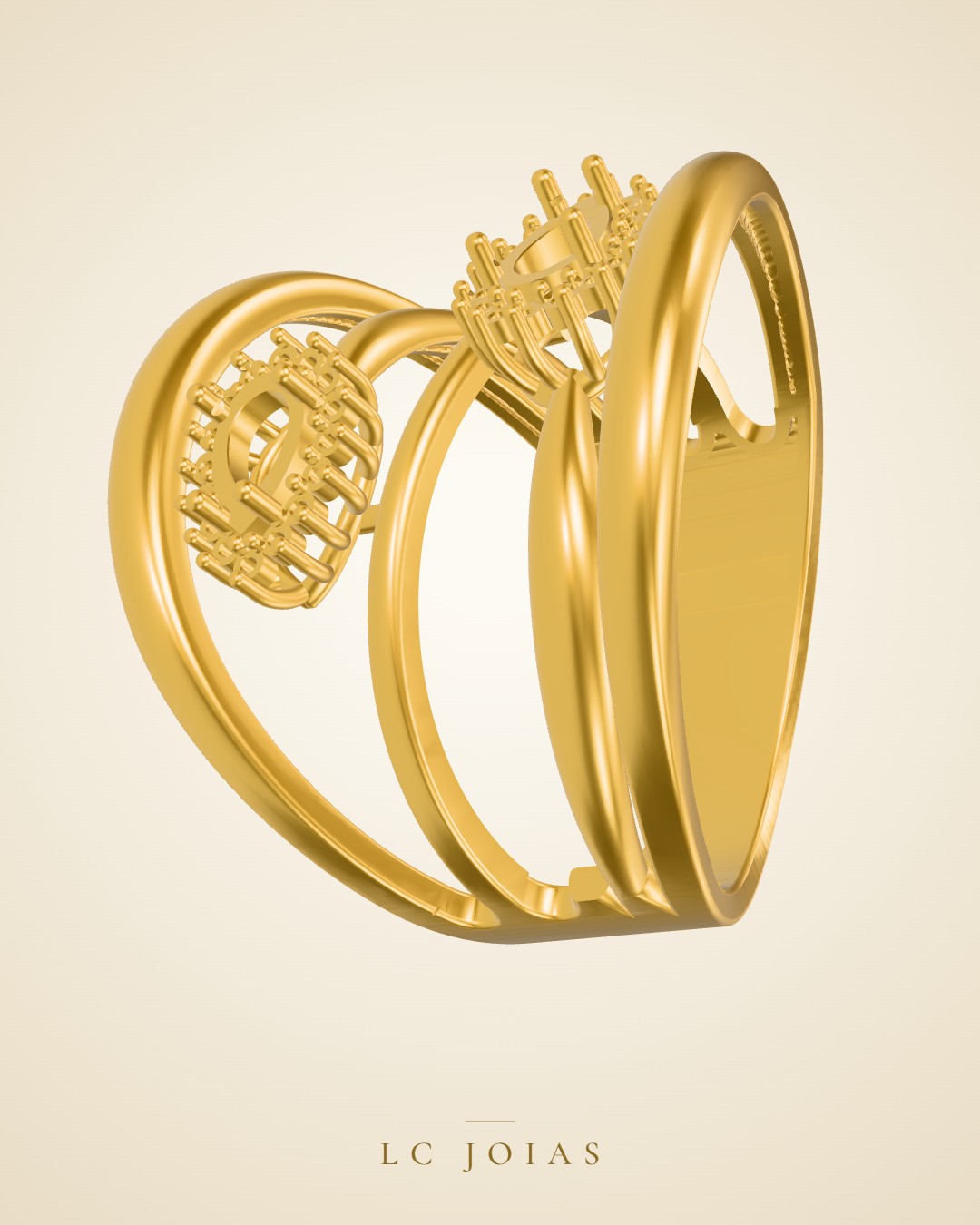 Anel 8003 an em ouro