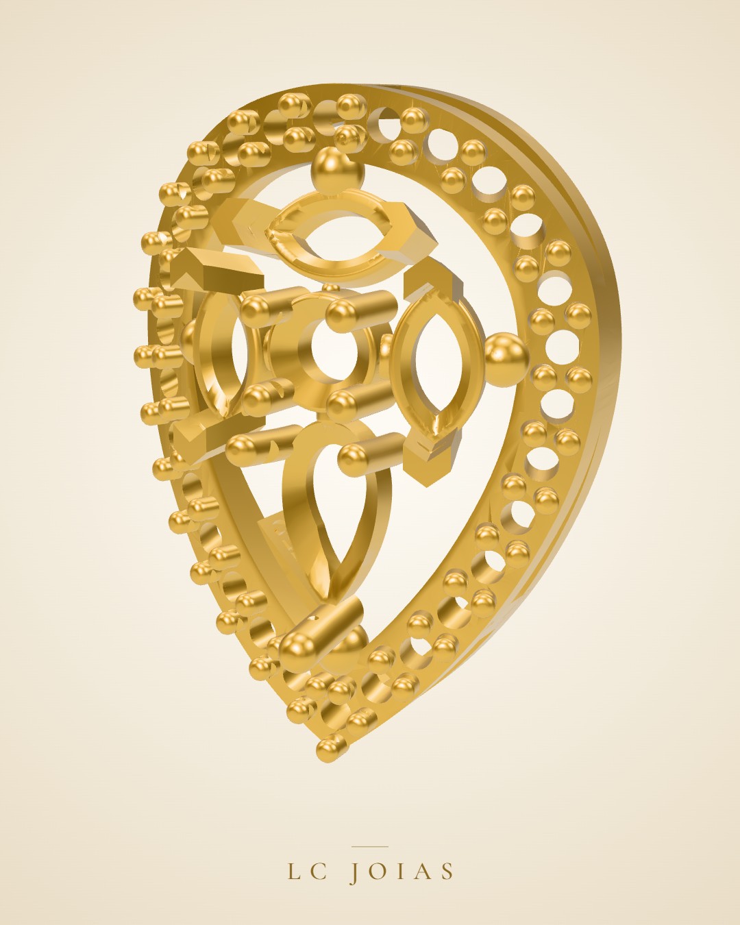 Brinco 0204br em ouro