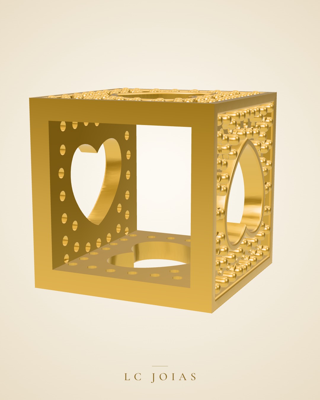 Berloque 1122z ber colocar 2 em ouro