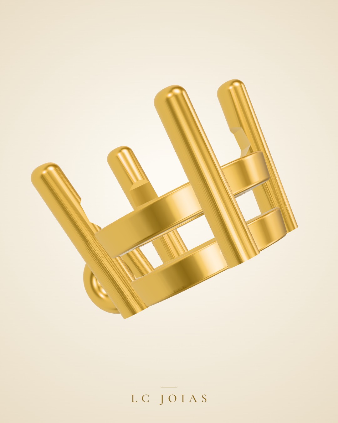Brinco 7468 br 5 mm em ouro