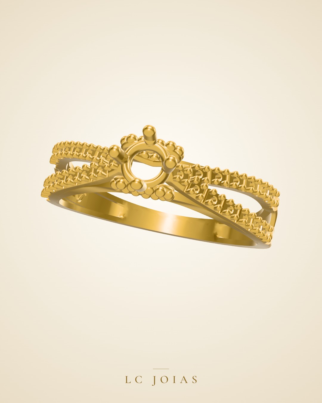 Anel 7870 an em ouro