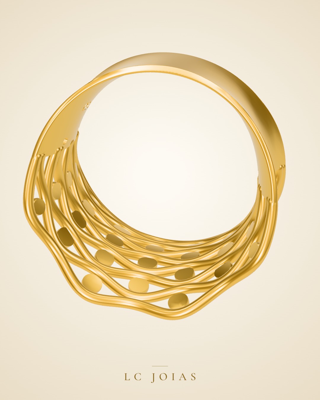Anel 6246an em ouro