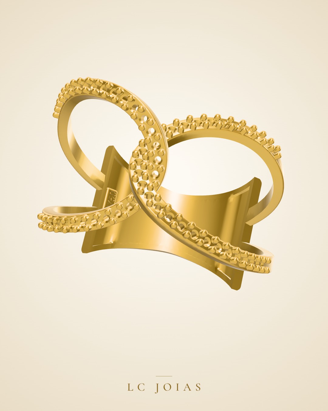 Anel 8074 an em ouro