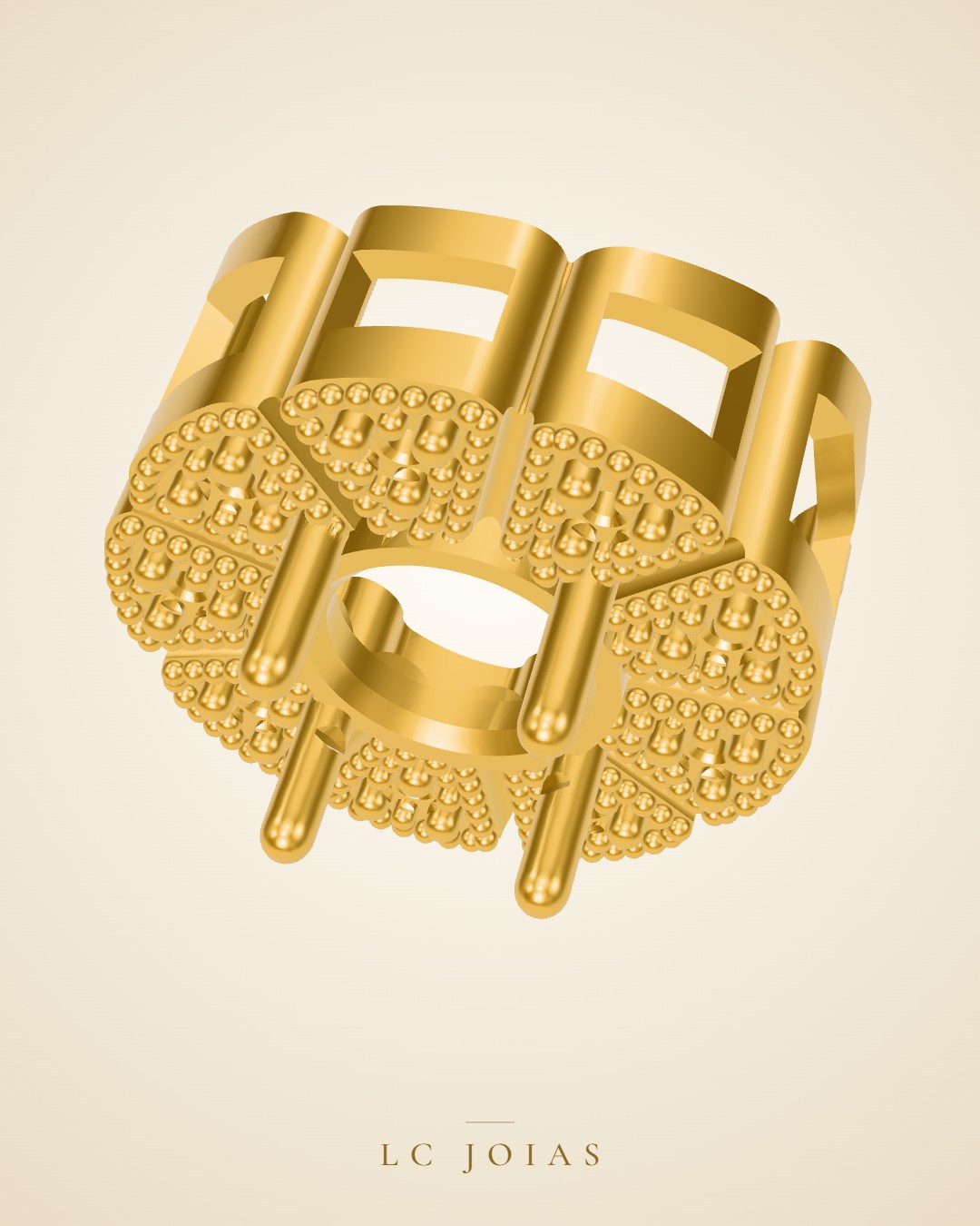 Anel 2156 z an em ouro