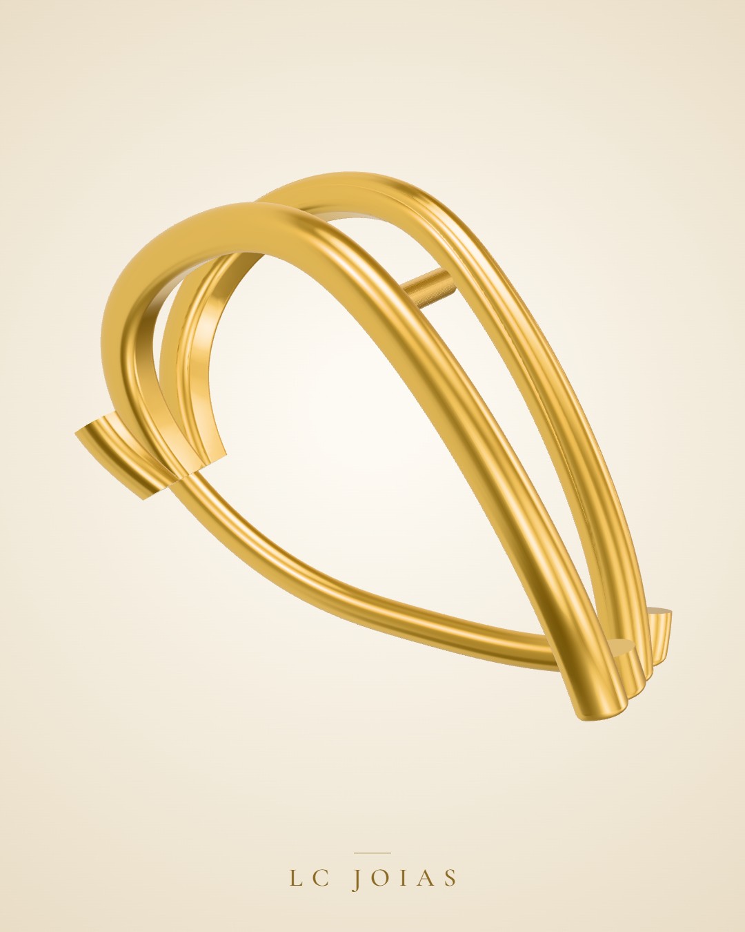 Brinco 7916 br espelhar em ouro