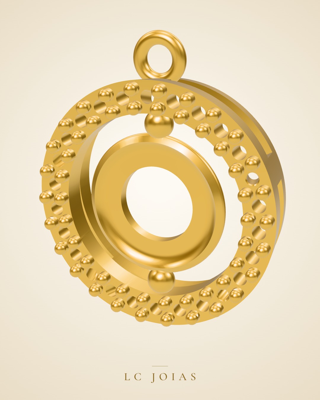Pingente 1511 pg em ouro
