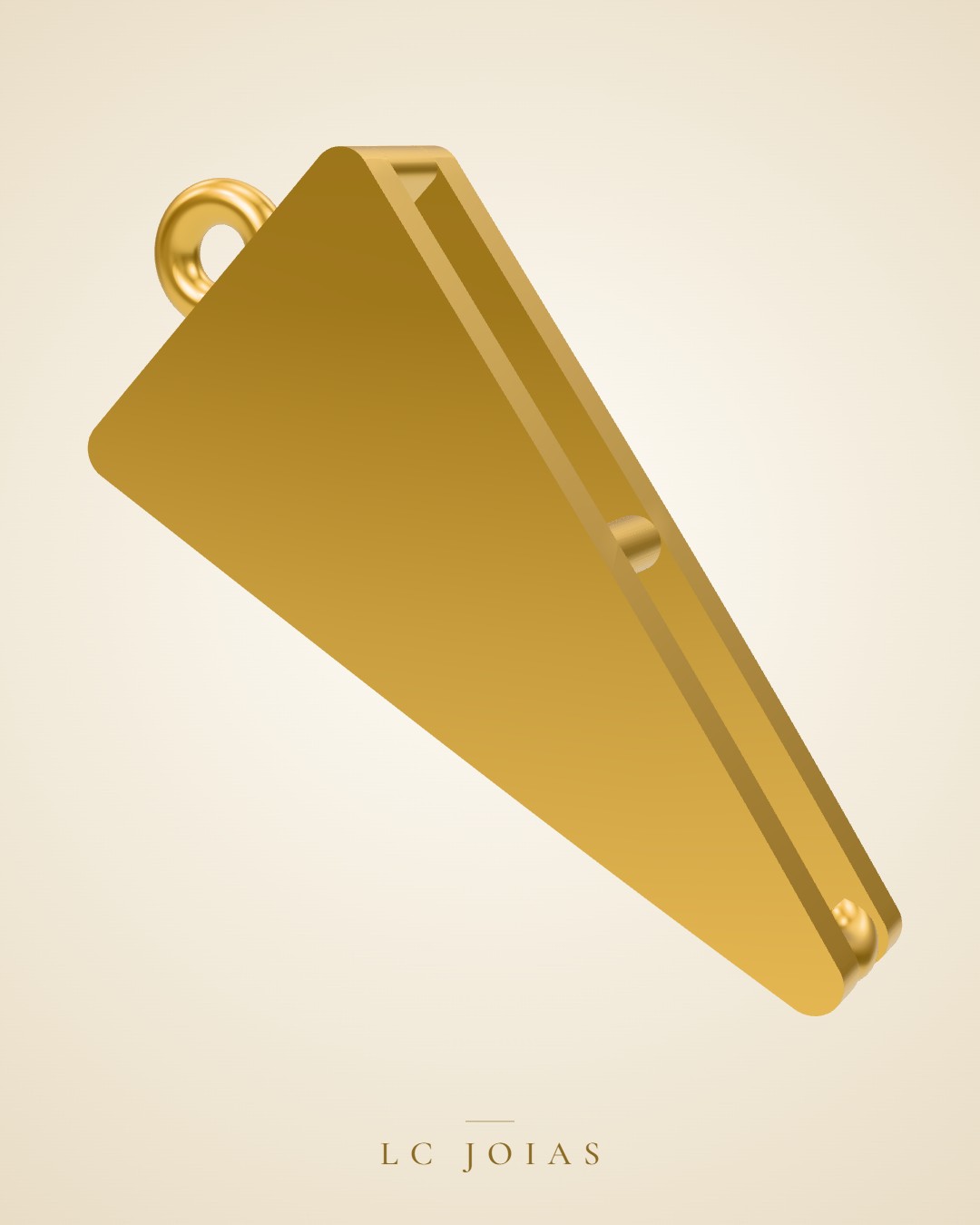 Pingente 7365 pg prototipa 13 em ouro
