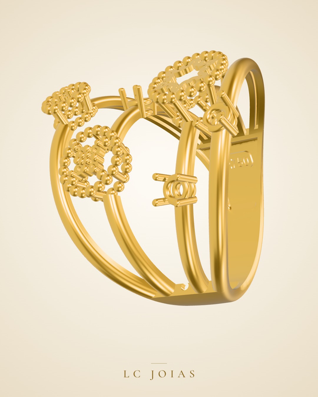 Anel 7923 an em ouro