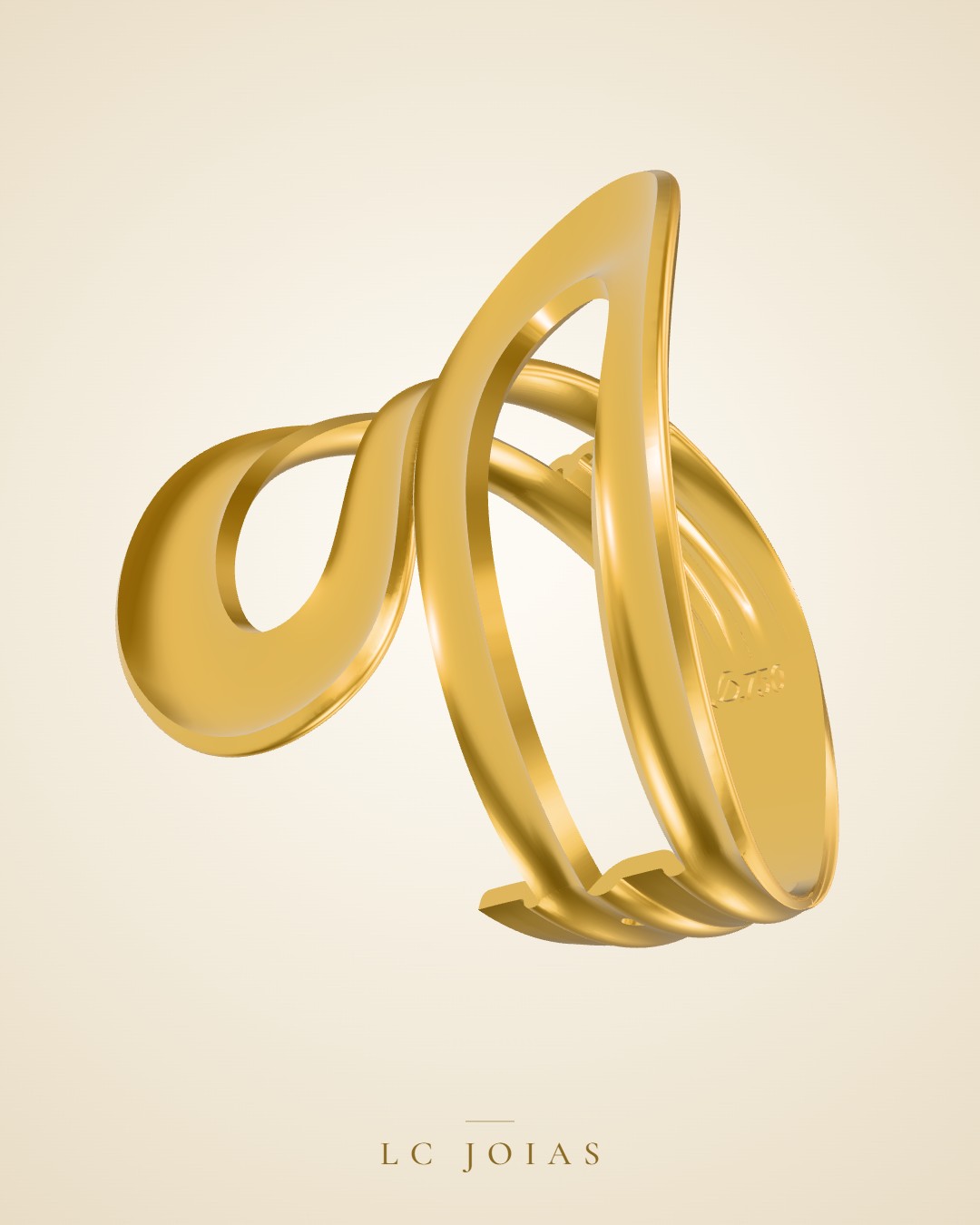 Anel 6262an em ouro